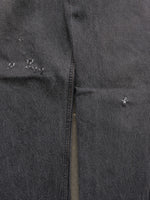 Load image into Gallery viewer, LEVIS 501 DISTRESSED CHARCOAL DENIM - 1990S - LOST ENDS FOUND
