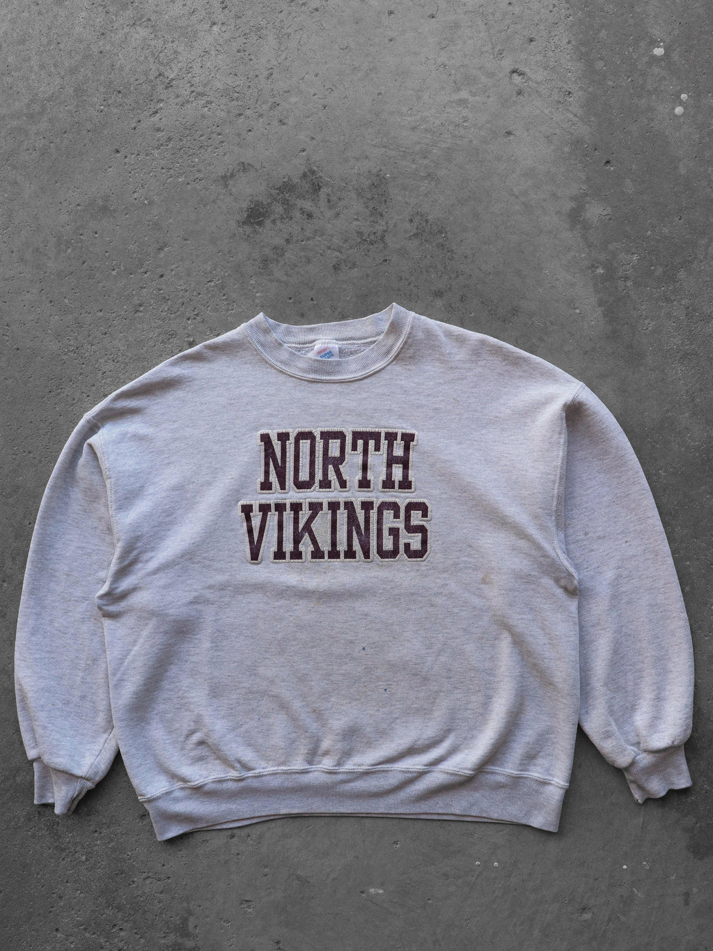 "NORTH VIKINGS" BOXY CREWNECK - 1990S - LOST ENDS FOUND