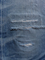 Load image into Gallery viewer, LEVI&#39;S 501 LVC FADED &amp; REPAIRED INDIGO DENIM - 2000S  ( 29 x 32 ) - LOST ENDS FOUND
