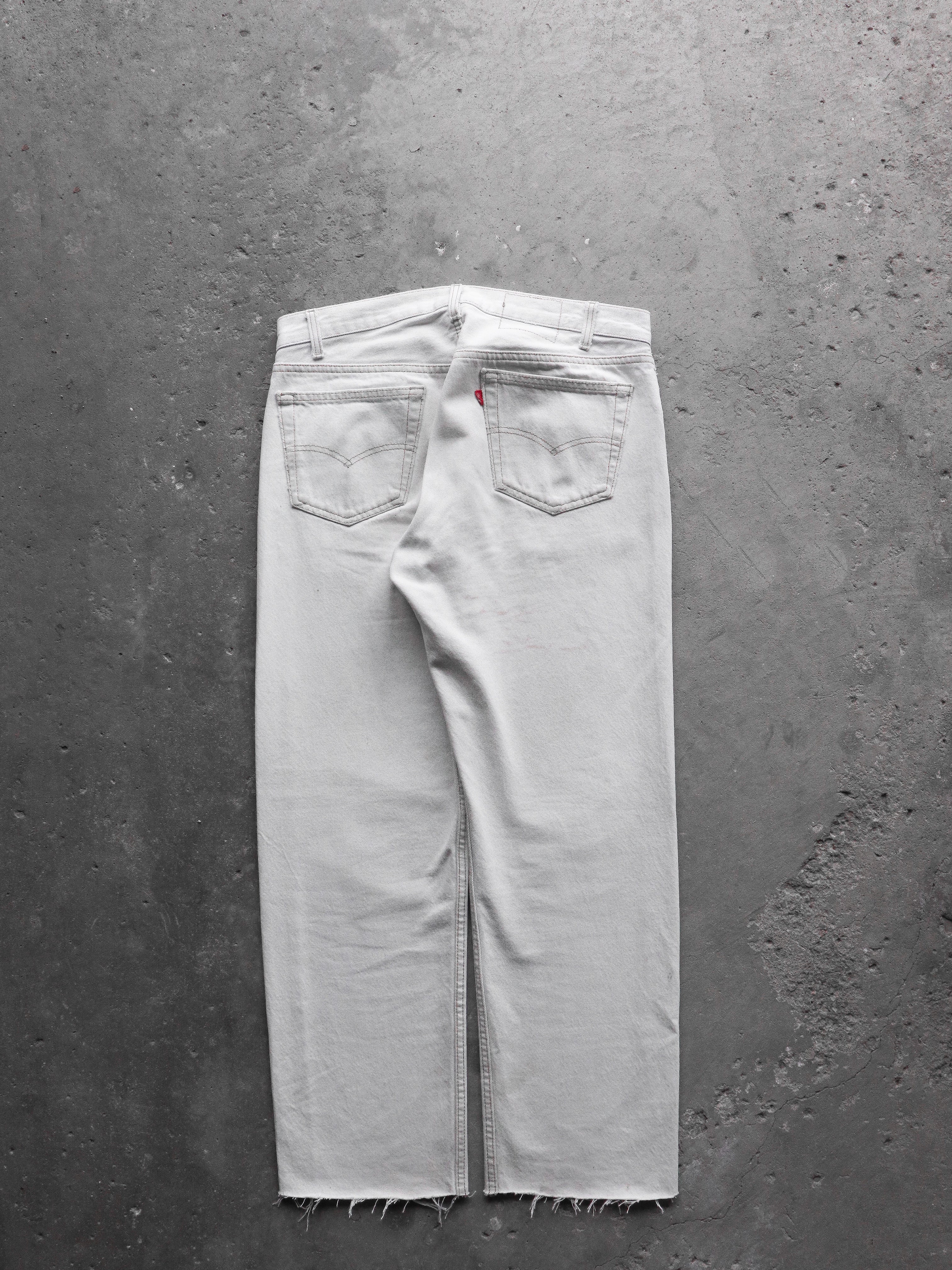 LEVI'S 501 STAINED BONE DENIM - 1990S