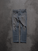 Load image into Gallery viewer, NUMBER (N)INE SS07 MUD WASH DISTRESSED &quot;PAIN&quot; DENIM - LOST ENDS FOUND
