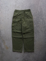 Load image into Gallery viewer, MILITARY FATIGUE TROUSERS - 1970S  ( 29-32 x 32 ) - LOST ENDS FOUND
