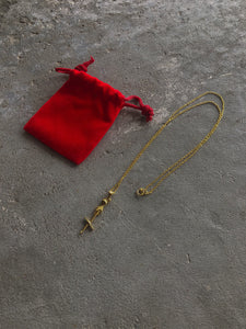 FUGAZI DAGGER NECKLACE - LOST ENDS FOUND