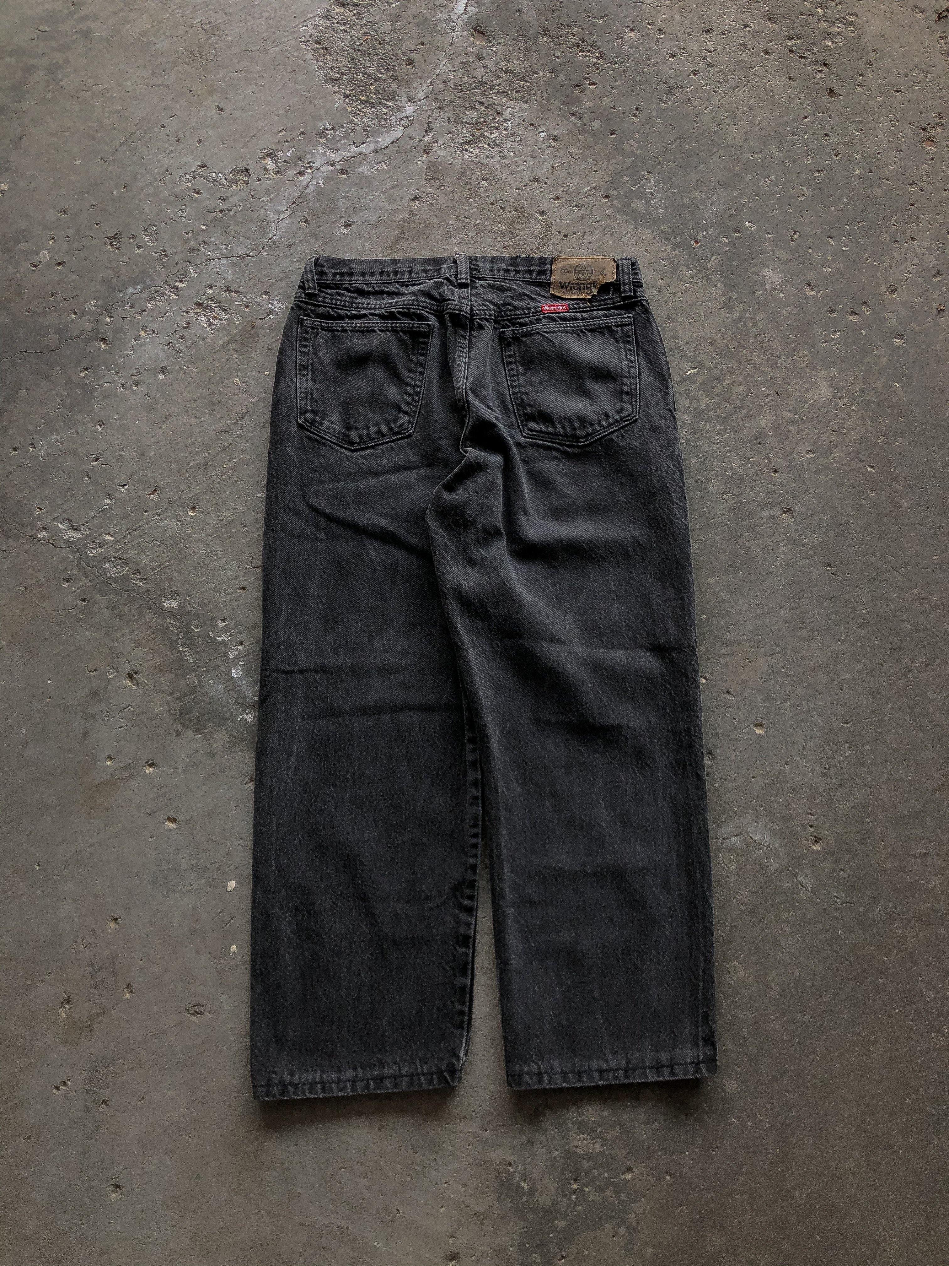 WRANGLER 97601 CHARCOAL DENIM - 1990S - LOST ENDS FOUND