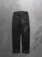 Load image into Gallery viewer, LEVIS 501 FADED BLACK PAINTER DENIM - 1990S
