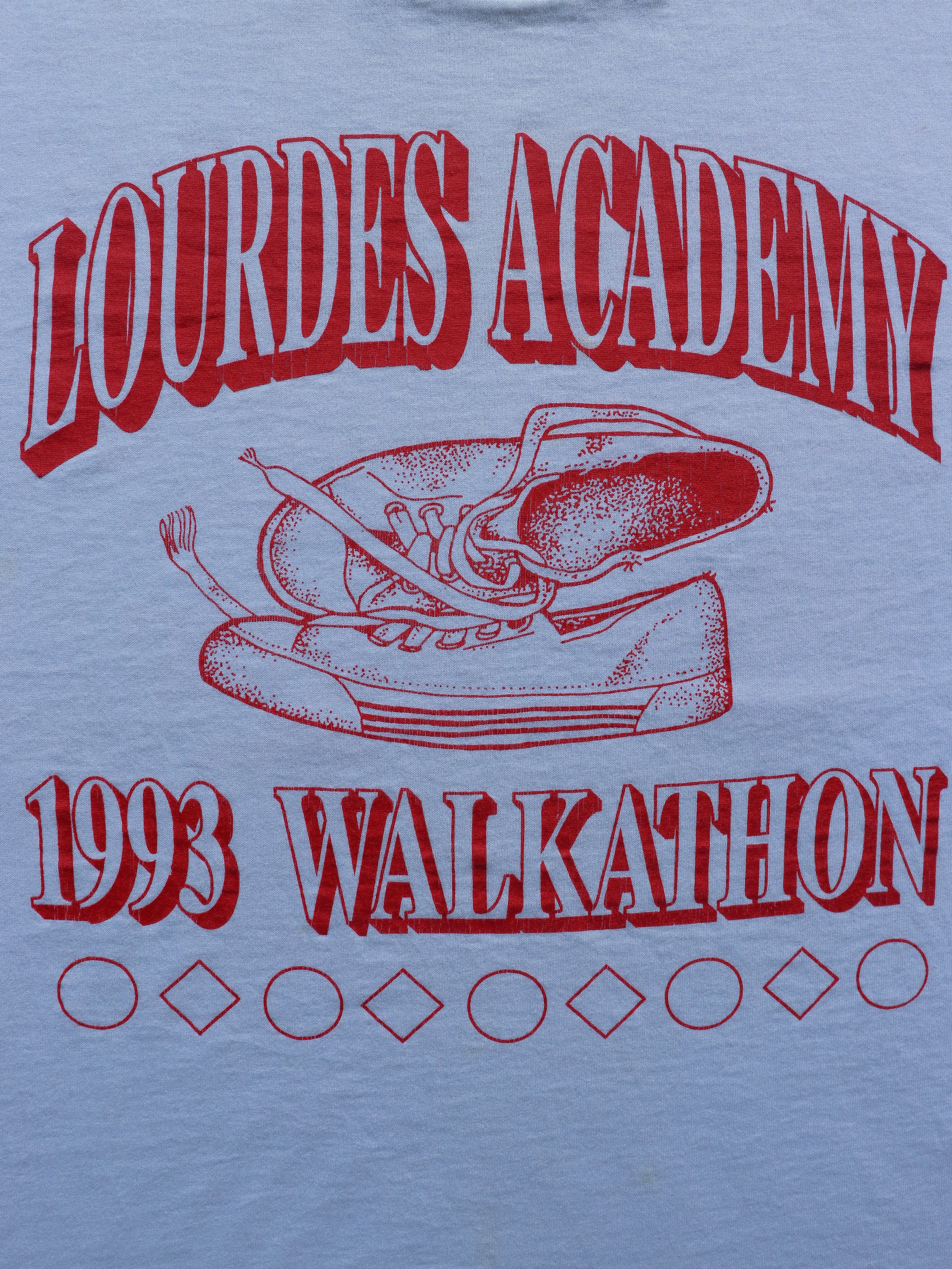 SINGLE STITCH “LOURDES ACADEMY” TEE - 1990S - LOST ENDS FOUND