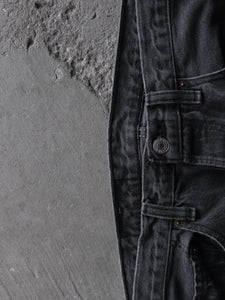 LEVI'S 501 FADED GRAPHITE DENIM - 1990S