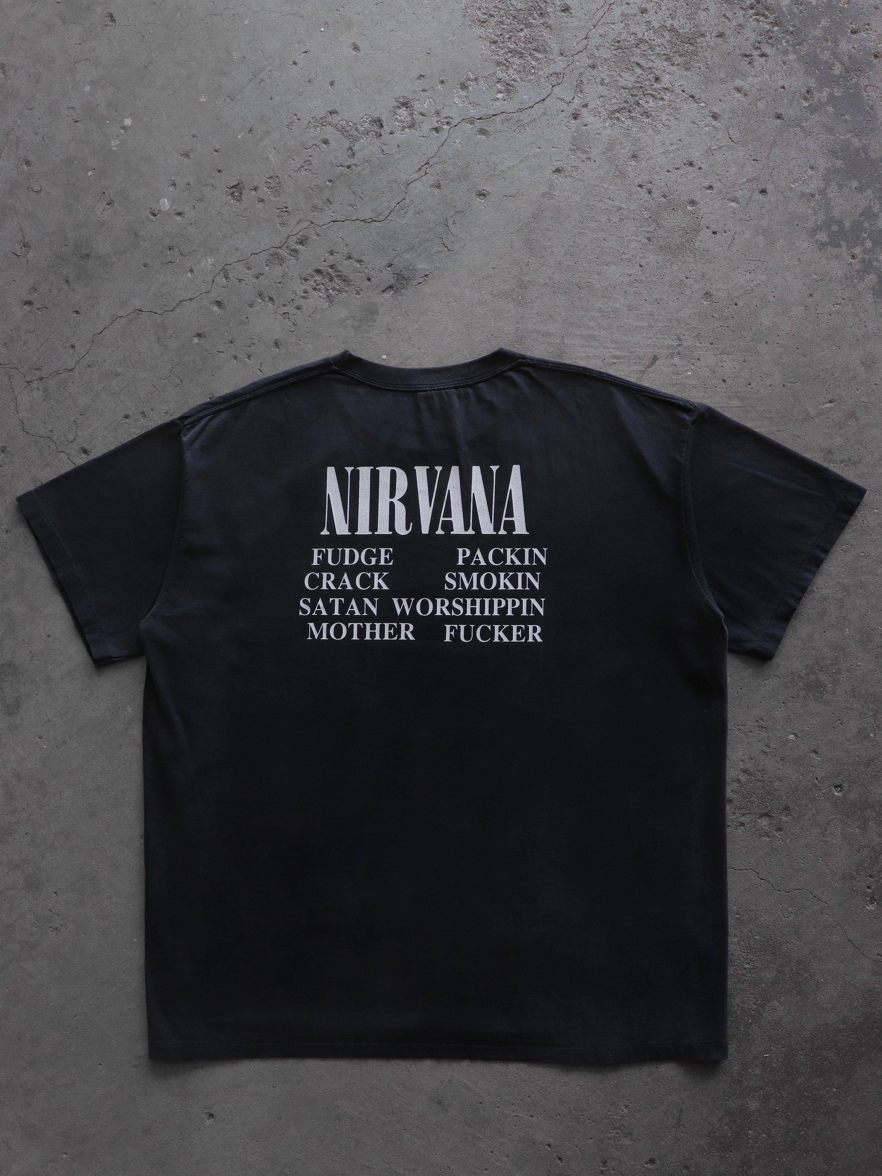 FADED NIRVANA "VESTIBULE" TEE - 1990S - LOST ENDS FOUND