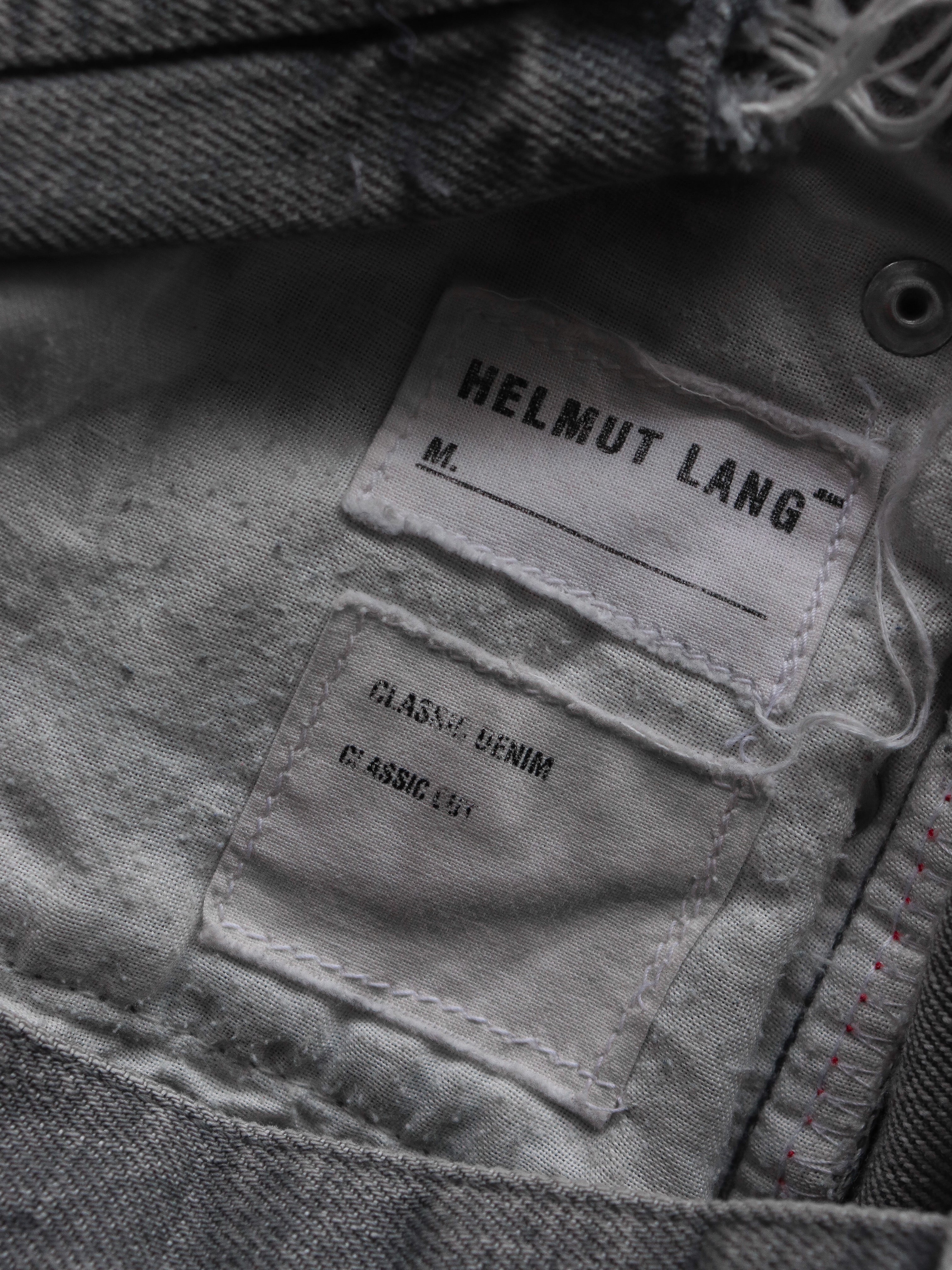 HELMUT LANG RELEASED HEM CLASSIC CUT DENIM