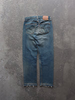 Load image into Gallery viewer, LEVIS 501 RELEASED HEM SAND WASH DENIM - 1990S - LOST ENDS FOUND
