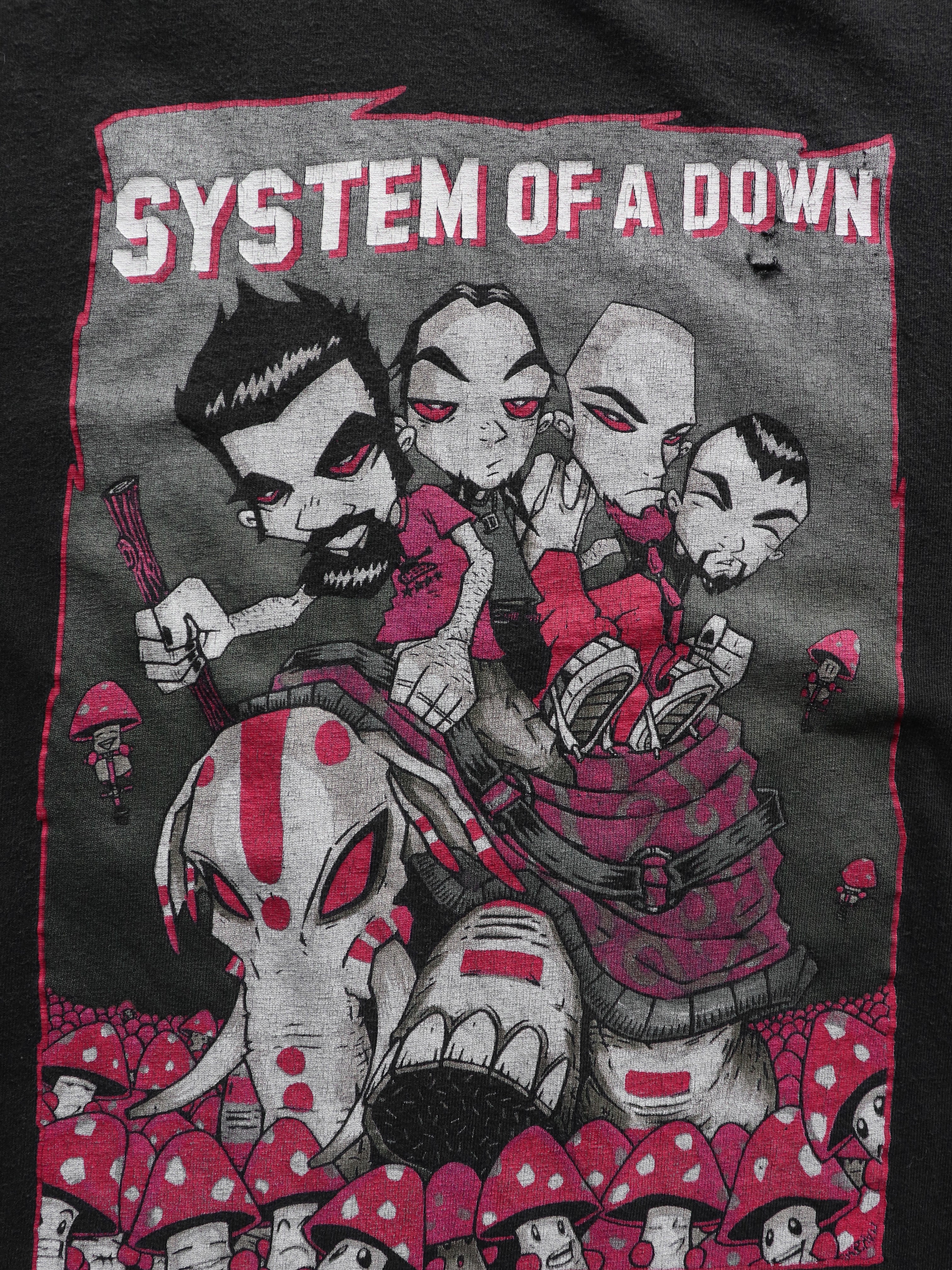 FADED SYSTEM OF A DOWN" TEE - 1990S/2000S