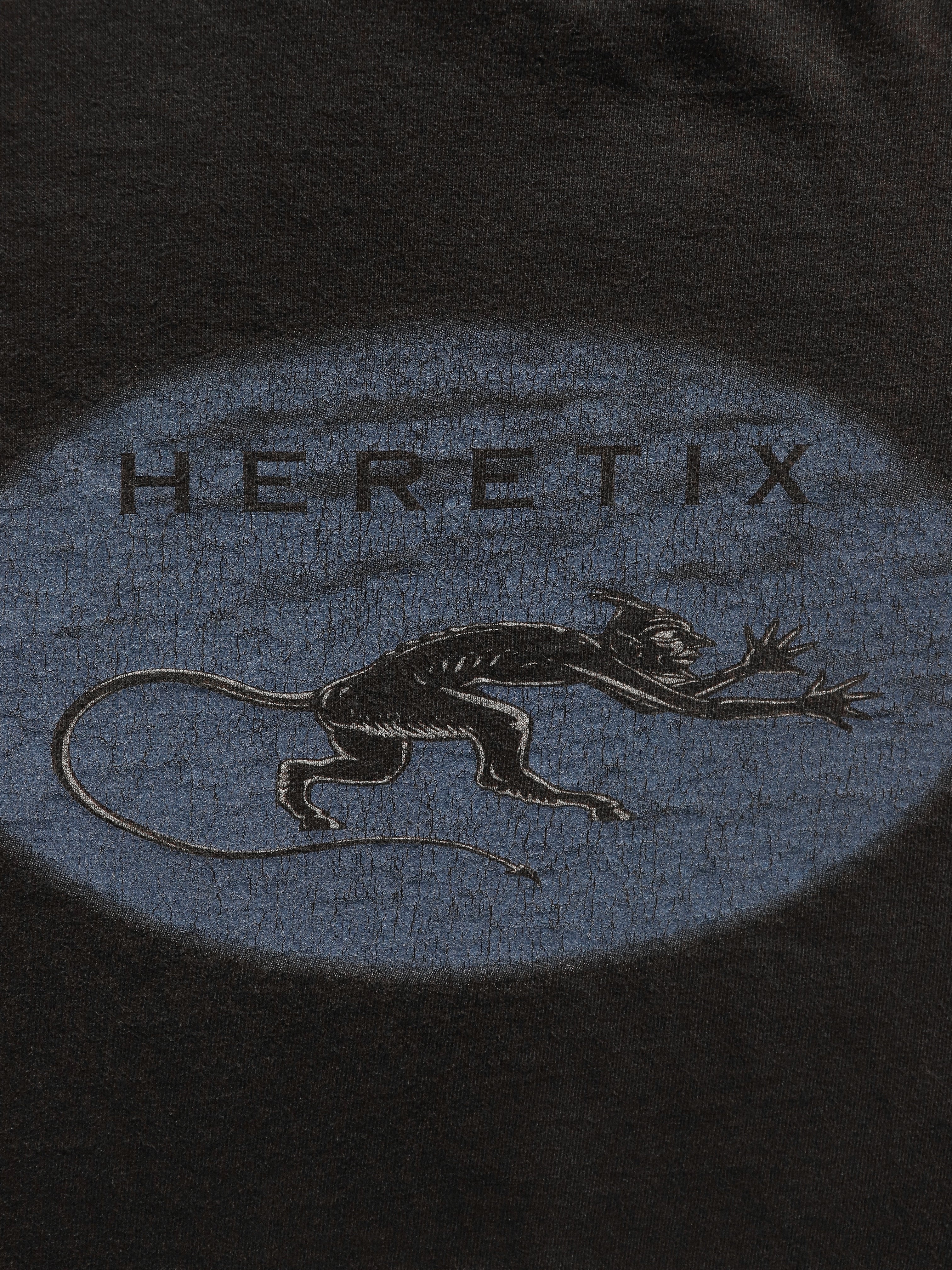 SINGLE STITCH "HERETIX" TEE - 1990S