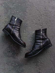 GUIDI 696 SIDE ZIP BOOTS  ( SIZE 42 ) - LOST ENDS FOUND