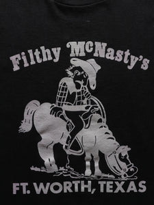 SINGLE STITCH "FILTHY McNASTY'S" TEE - 1980S