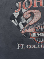 Load image into Gallery viewer, SINGLE STITCH THRASHED &amp; FADED HARLEY TEE - 1990S - LOST ENDS FOUND
