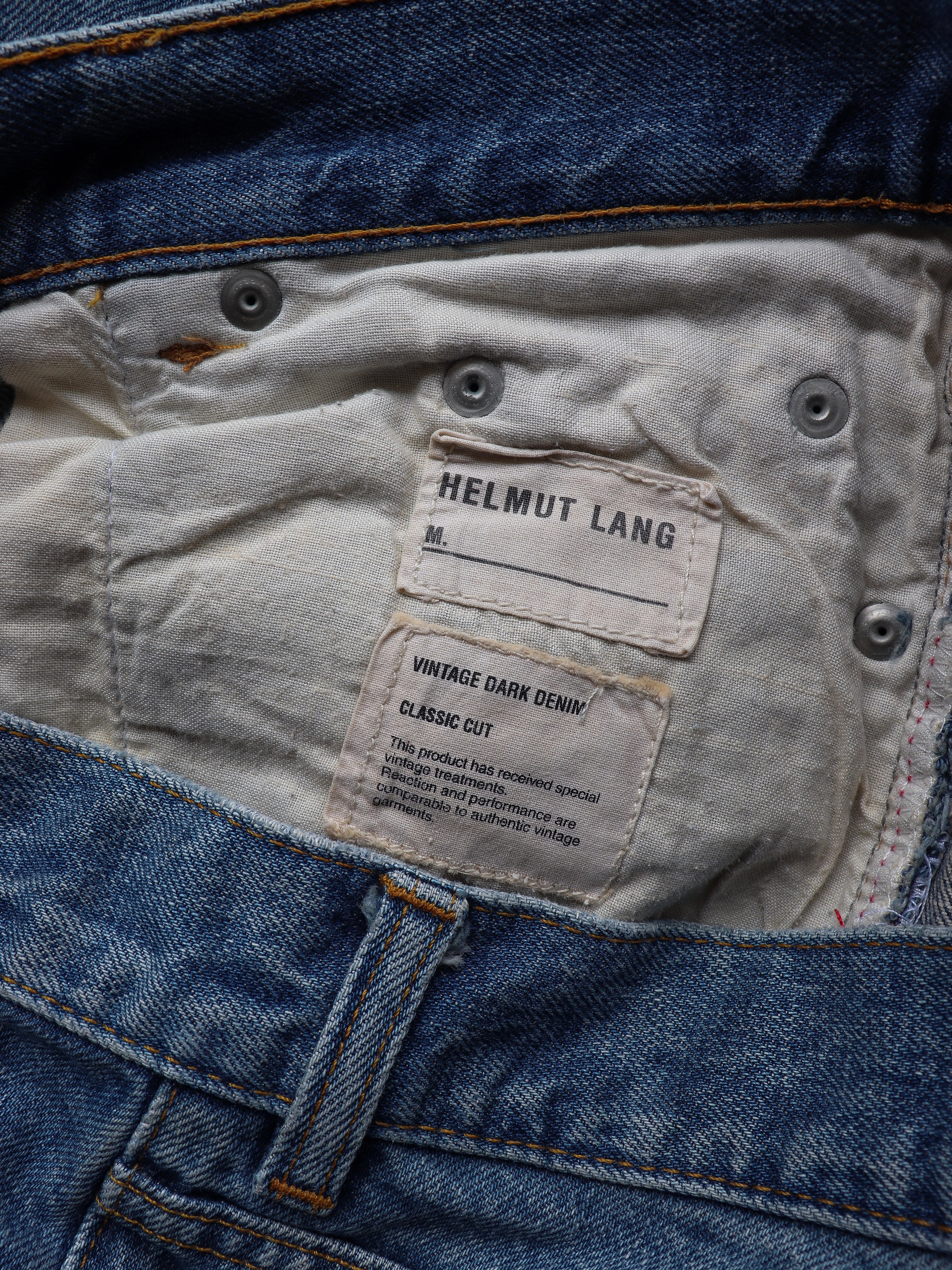 HELMUT LANG RELEASED HEM “VINTAGE DARK DENIM” - LOST ENDS FOUND