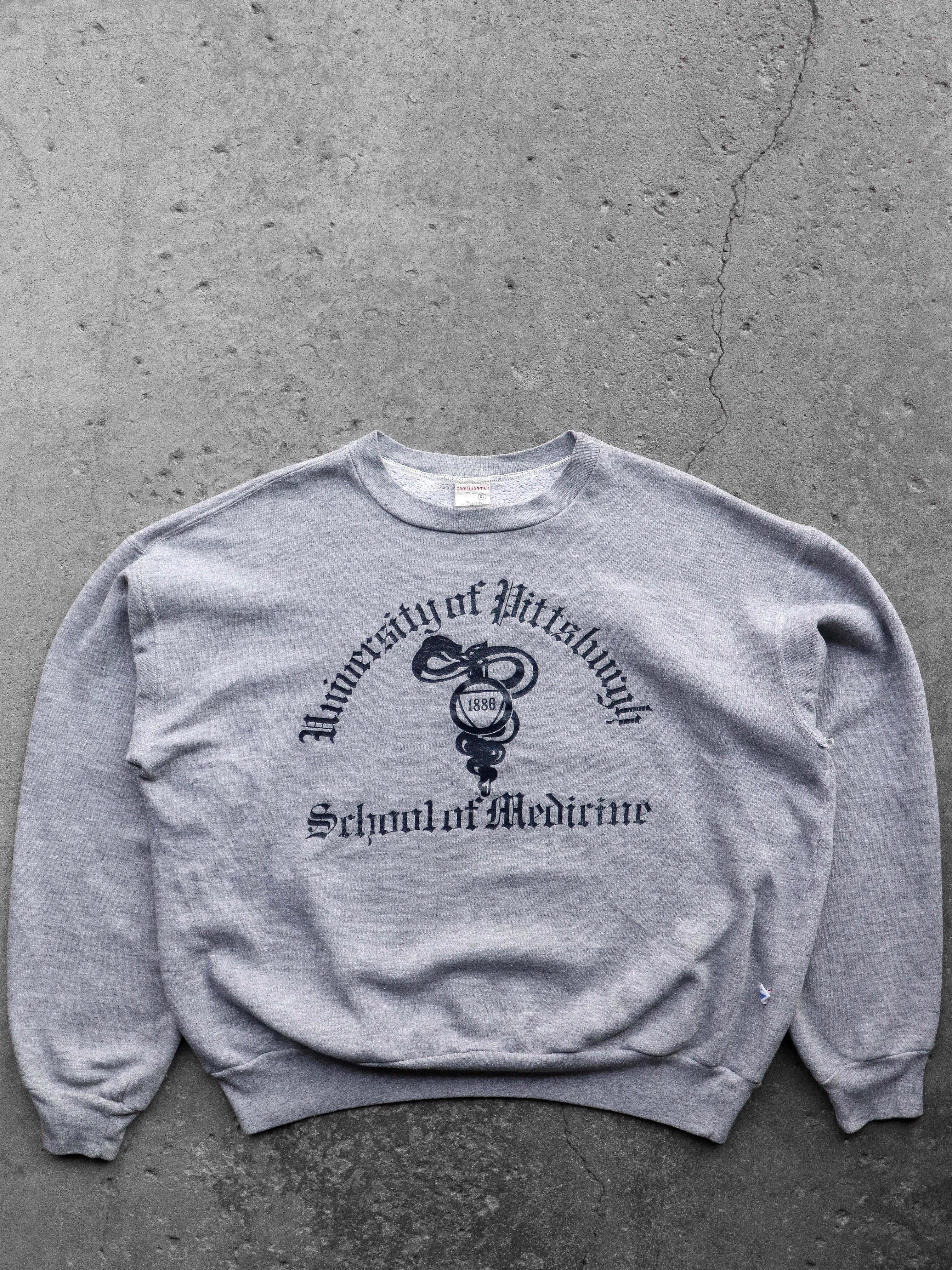 "UNIVERSITY OF PITTSBURGH" CREWNECK - 1980S - LOST ENDS FOUND