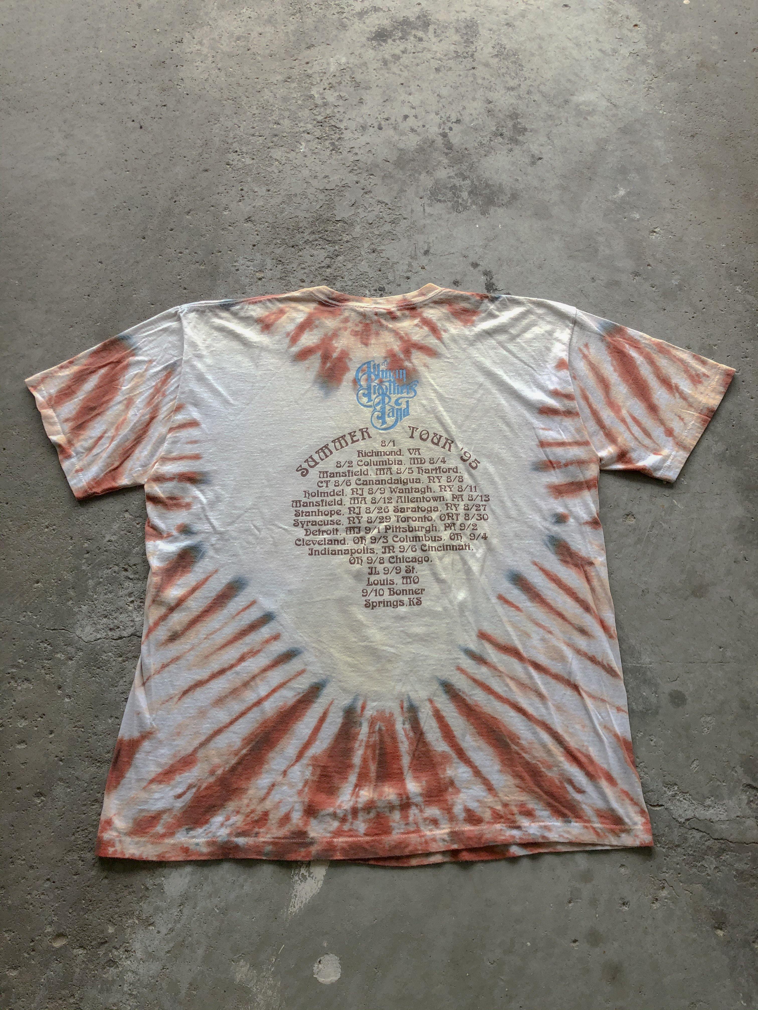 ALLMAN BROTHERS BAND “SUMMER TOUR” TEE - 1995 - LOST ENDS FOUND