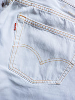 Load image into Gallery viewer, LEVI&#39;S 501 REPAIRED BONE DENIM - 1990S  ( 33 x 32 ) - LOST ENDS FOUND
