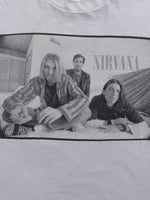 Load image into Gallery viewer, NIRVANA PHOTO TEE - 1990S - LOST ENDS FOUND
