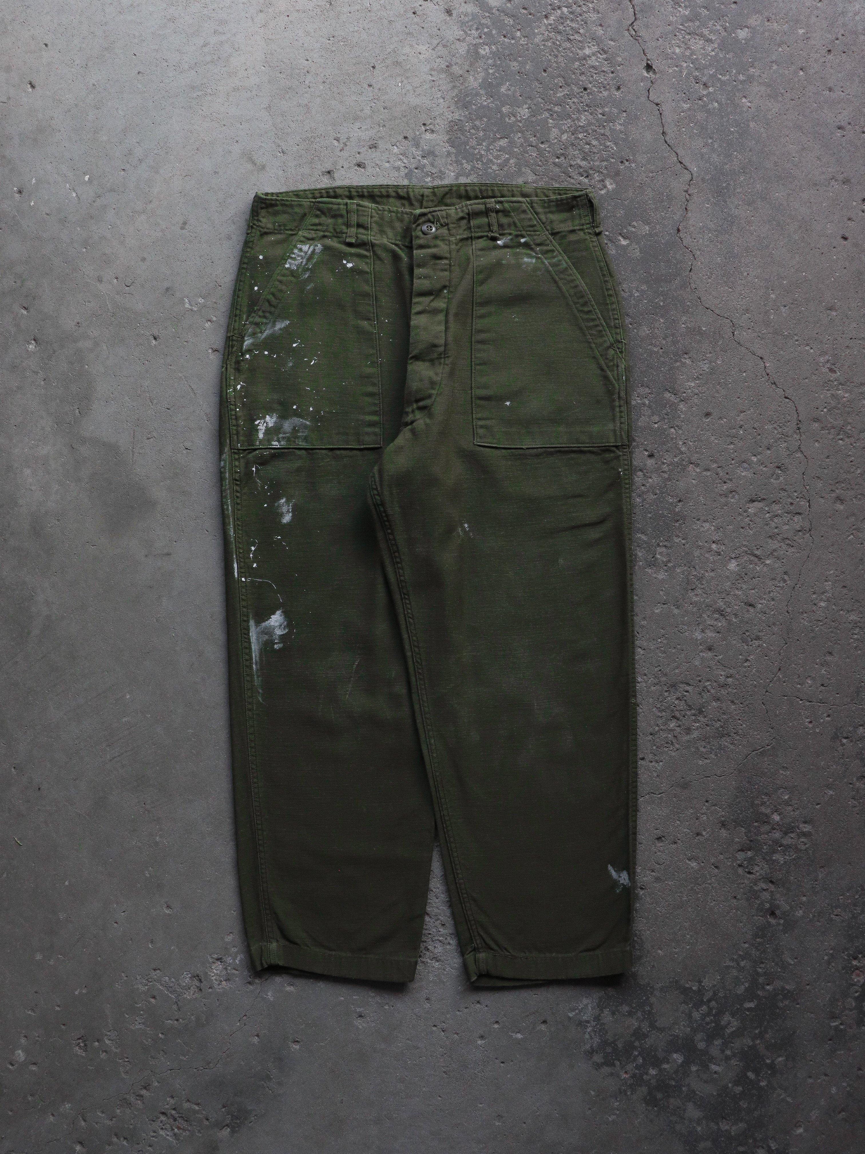 FADED OG-107 PAINTER TROUSERS - 1970S  ( 32 x 30 ) - LOST ENDS FOUND